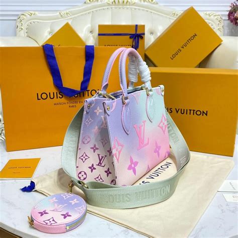 Louis Vuitton Onthgo PM Sunrise Pastel 